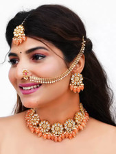 Bollywood Plaqué Or Kundan