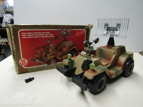 Jouet ancien jeep militaire - ancien,
