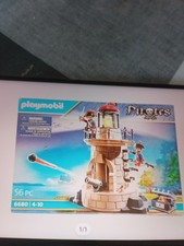 PLAYMOBIL ® 6680 Phare Lumineux avec soldats / Pirates / Neuf - New 