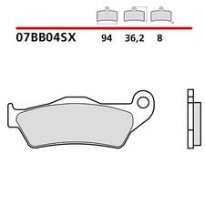 Kit de plaquettes de frein