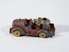 Hubley USA camion Pompe Pompier 1930's DIE CAST & CAST IRON Fire Pump 10,5 cm 