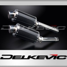 HONDA CBR1100XX BLACKBIRD 1996-09 Echappement Silencieux 2x225 OvaleCarbonePISTE