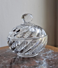 Bonbonnière Sucrier boîte à bijoux BACCARAT déposé modèle BAMBOU