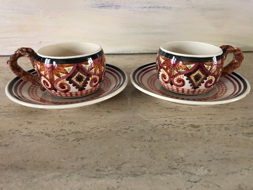 Deux tasses soucoupes - tasses, paul