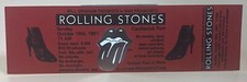 ROLLING STONES 1981 Ticket Non