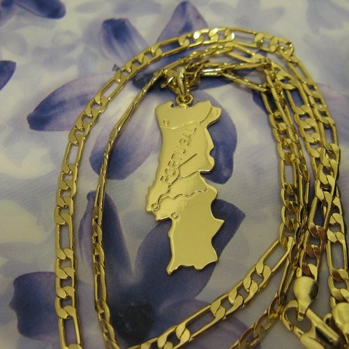 Chaine figaro pendentif - et,