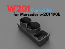 Porte-gobelet 3D Mercedes W201 pratique / Handy Mercedes W201 Cup Holder 🚗☕