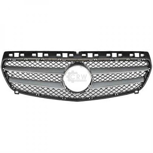Grille radiateur argent - grille, de