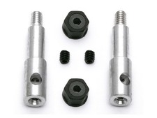 Essieu avant en ligne en aluminium associé AS6220 [RC10 noir]