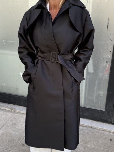 Sandro trench long noir