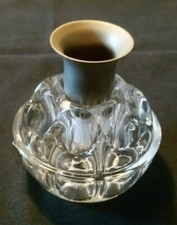 Bougeoir En Verre / Porte