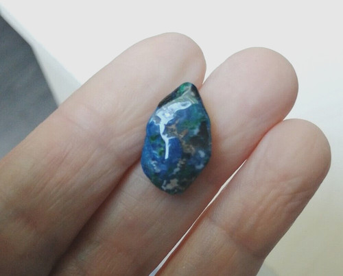 Pierre roulée chrysocolle - roulée,