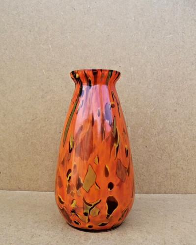 Ancien vase verre multicouche - vase,