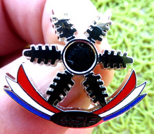 BROCHE SKI FLOCON ARGENT/ ESF