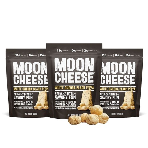 Bites white chedda - white, black