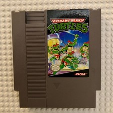 Teenage mutant ninja turtles jeux nintendo nes *NTSC* game pochette noir inclus