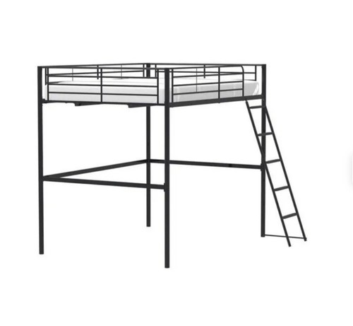 Lit mezzanine metal gris - mezzanine,