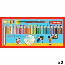 Crayons de couleur Stabilo Multicouleur 18 Pièces [2 Unités]