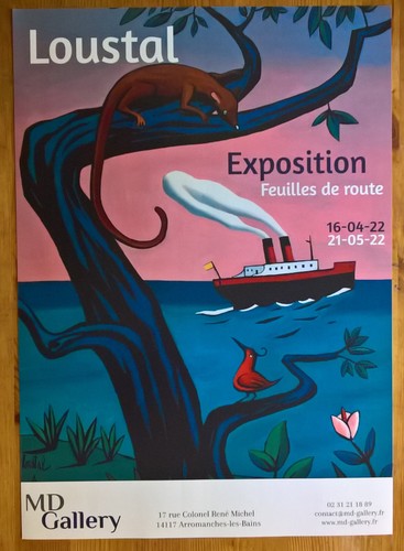 Loustal exposition feuilles - loustal,