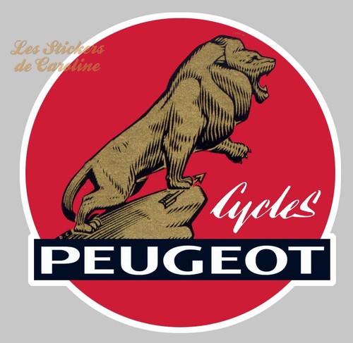 Sticker cycles peugeot vintage - sticker,