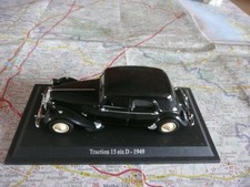CITROËN Traction 15 Six D 1949  Norev 1/43 sur socle