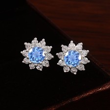 AAA Fin Bleu Spinelle Rond 6x6