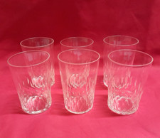 6 VERRES A LIQUEUR EN CRISTAL DE BACCARAT MODELE RICHELIEU HAUTEUR  8 CM