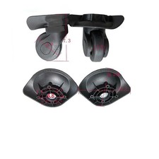 Roulettes à Bagages De Valise Silencieuse Universelle Roues De Remplacement