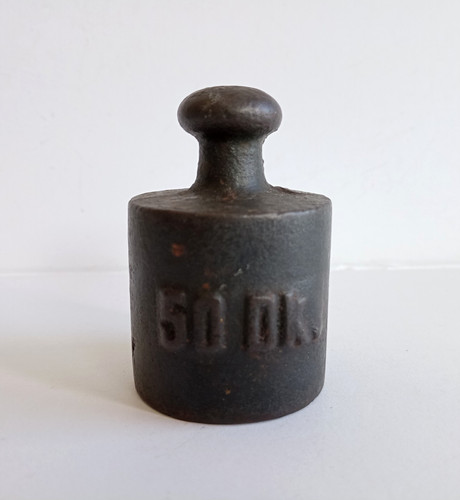 Poids ancien fonte 50dk - ancien,