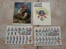 FRANCE LOT DE 4 CARTES MAXIMUM 1ER JOUR NAPOLEON 1ER   (E442)