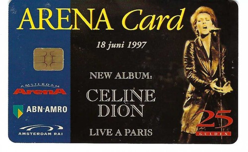 Télécarte céline dion live - télécarte,