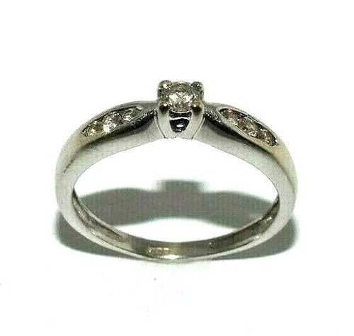 Bague blanc 9 carats - en,