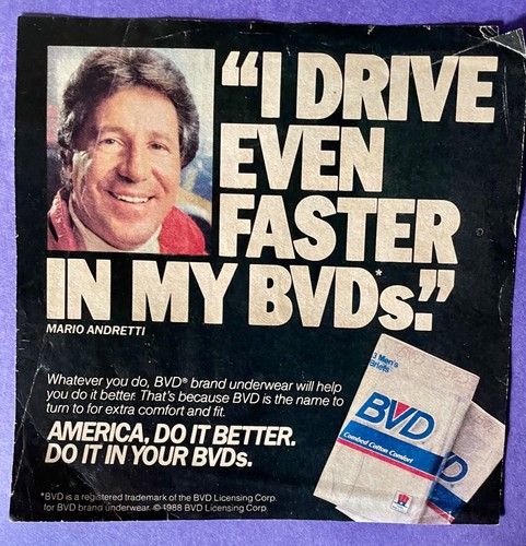 Vintage mario andretti - vintage,