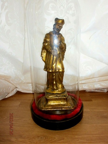Saint personage bois sculpté - personage/bois,