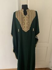 Magnifique robe De Soirée gandoura marocaine plastron perle taille 58