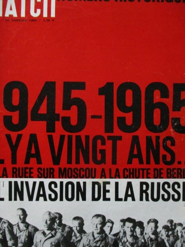 Paris match 1965 - 01-1965, @