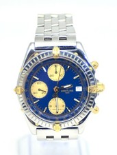 Montre Automatique Breitling Chronomat En Acier Inoxydable Et Or 18K Réf. B13048