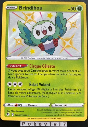 Carte pokemon brindibou - carte,