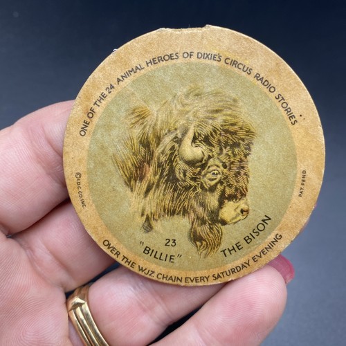 1930 dixie lid circus - lid,