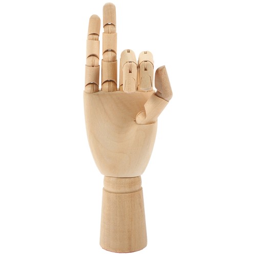 Wood mannequin hand painting - mannequin,