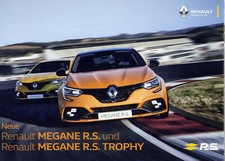 Catalogue prospekt brochure Renault Mégane IV RS / RS Trophy 2018 CHD