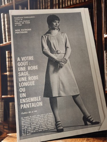 Rare patron couture - rare, ancien