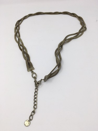 Vintage gold metal belt - vintage,