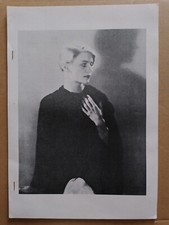 LA VOIX HUMAINE - JEAN COCTEAU - PROGRAMME THEATRE