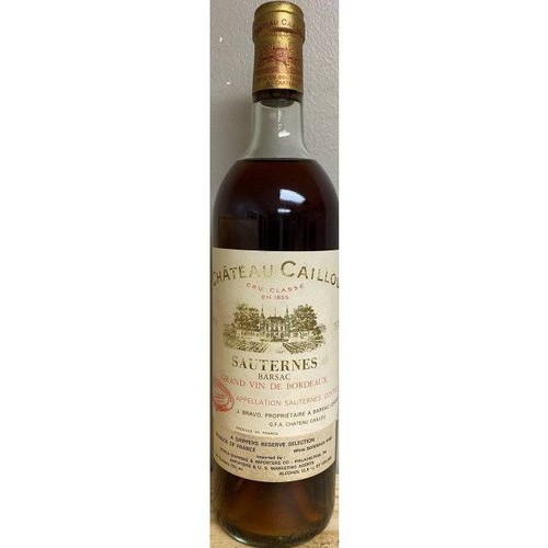 Chateau caillou sauternes 1979 - caillou,