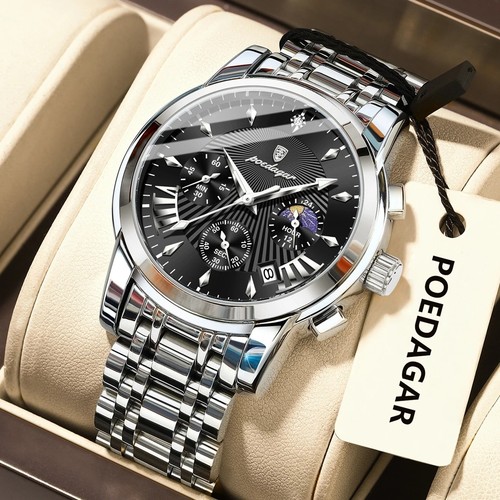 Montre homme poedagar acier - poedagar,