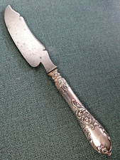 Couteau à beurre en argent fourré XIXe