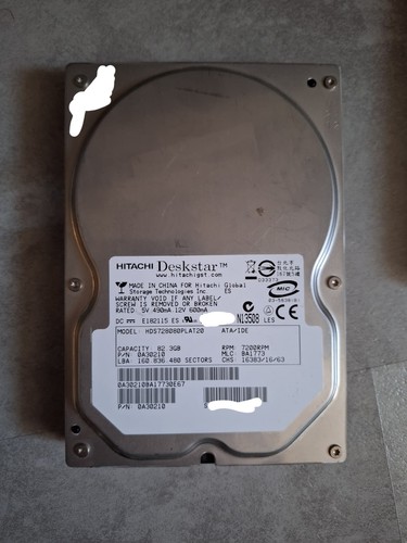 Disque dur ide 3go hitachi - dur, 82.3go