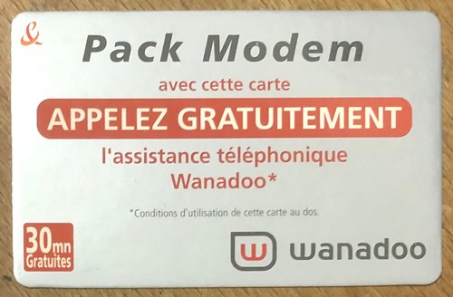 Ticket téléphone pack modem - tÉlÉphone,