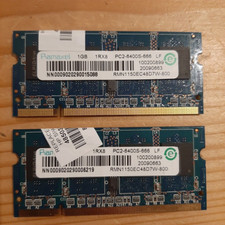 DDR2 SODIMM 2 x 1GB PC2-6400S  Ramaxel Mémoire RAM Laptop